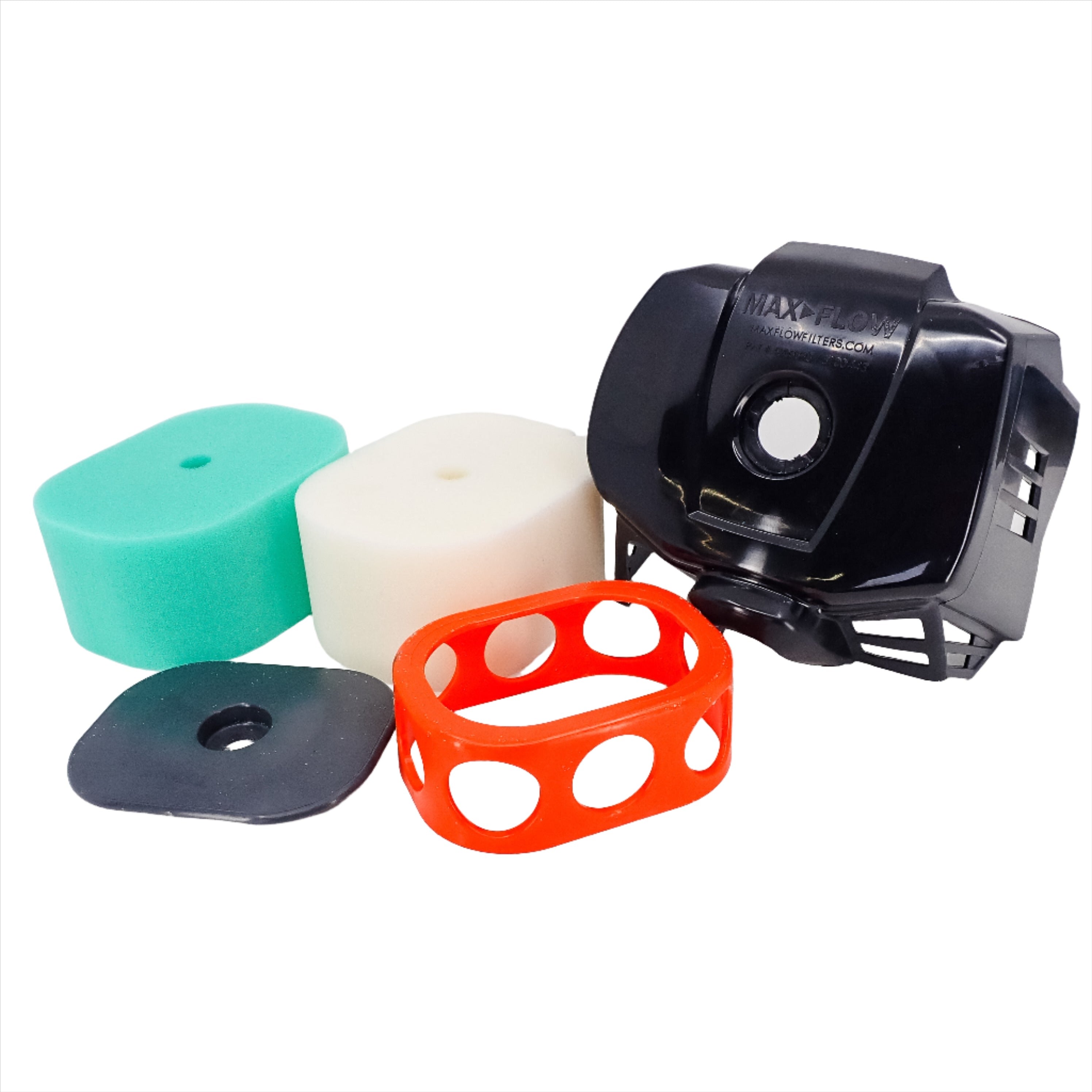 MAXFLOW AIR FILTER KIT FITS STIHL MS500I COVER, CAGE AND TWO ELEMEN