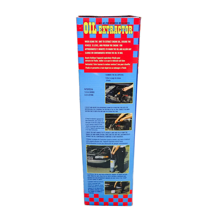 THE DUKE'S OIL AND FUEL EXTRACTOR PUMP FOR SMALL ENGINES 6.5L CAPACITY