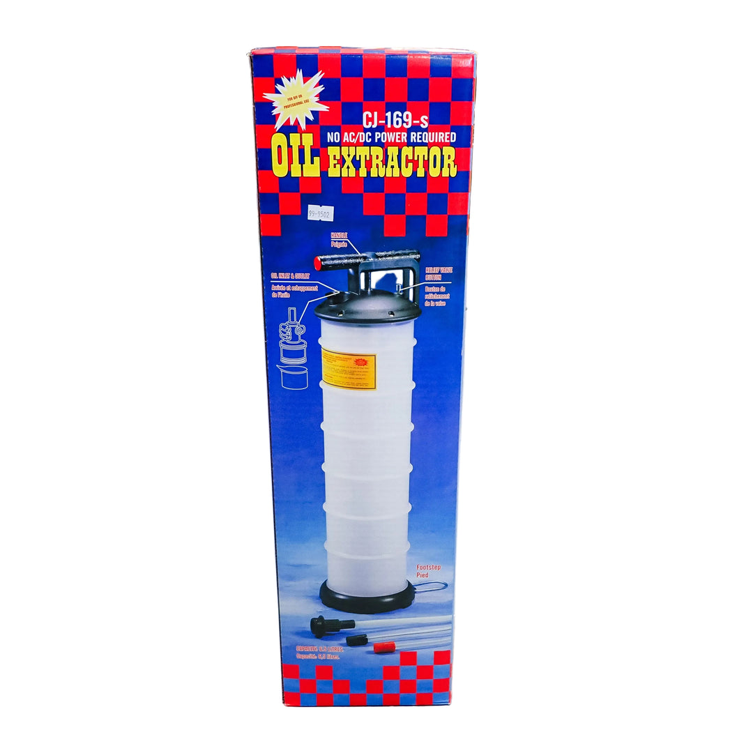 THE DUKE'S OIL AND FUEL EXTRACTOR PUMP FOR SMALL ENGINES 6.5L CAPACITY