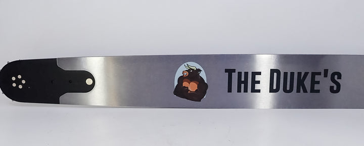 THE DUKE'S PROFESSIONAL ALLOY CHAINSAW BAR -- REPLACEABLE SPROCKET TIP