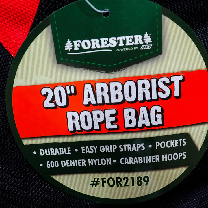 FORESTER 20" LARGE ARBORIST ROPE BAG