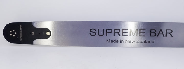 SUPREME CHAINSAW BARS -- LIGHT AND REGULAR, MADE IN NEW ZEALAND