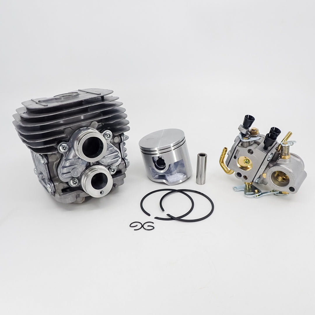 DUKE'S TS420 CARBURETOR, CYLINDER AND 5-PACK AIR FILTER SET