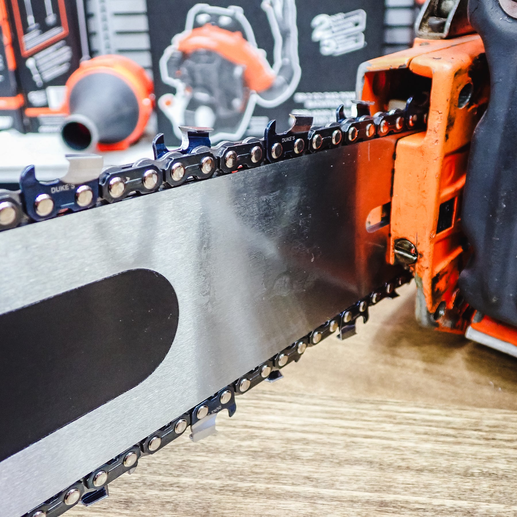 THE DUKE'S PROFESSIONAL HARD CHROME 3-PACK FULL-CHISEL CHAINSAW CHAIN ...