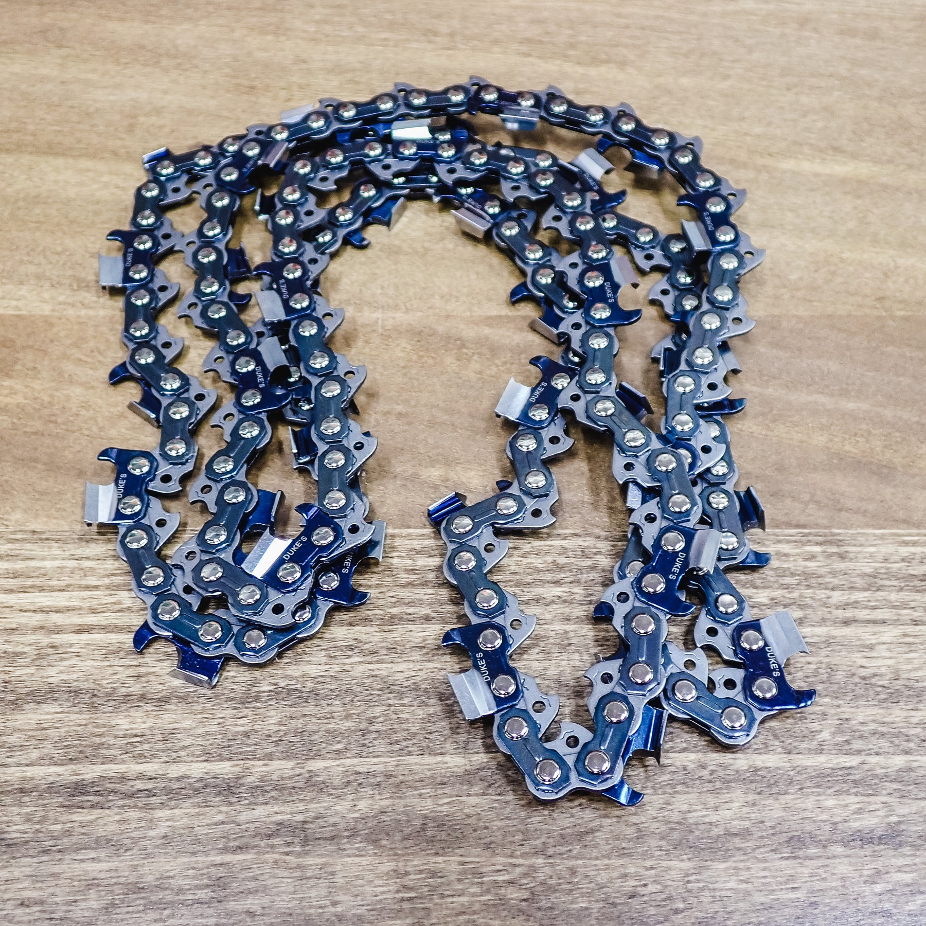 THE DUKE'S BAR AND FULL CHISEL HARD CHROME CHAIN COMBO - Saw Salvage
