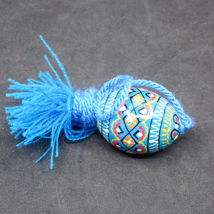 8-PACK WOODEN HANDMADE UKRAINIAN PYSANKY EASTER EGGS WITH TASSEL MADE IN UKRAINE