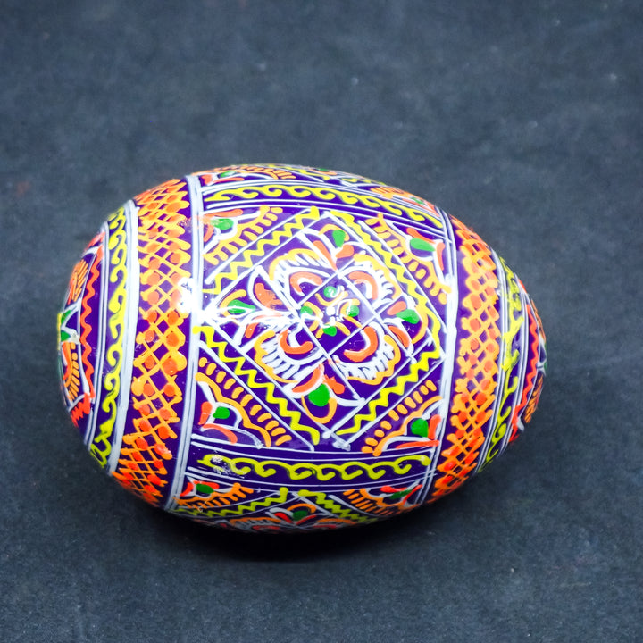 10-PACK WOODEN HANDMADE UKRAINIAN PYSANKY EASTER EGGS MADE IN UKRAINE