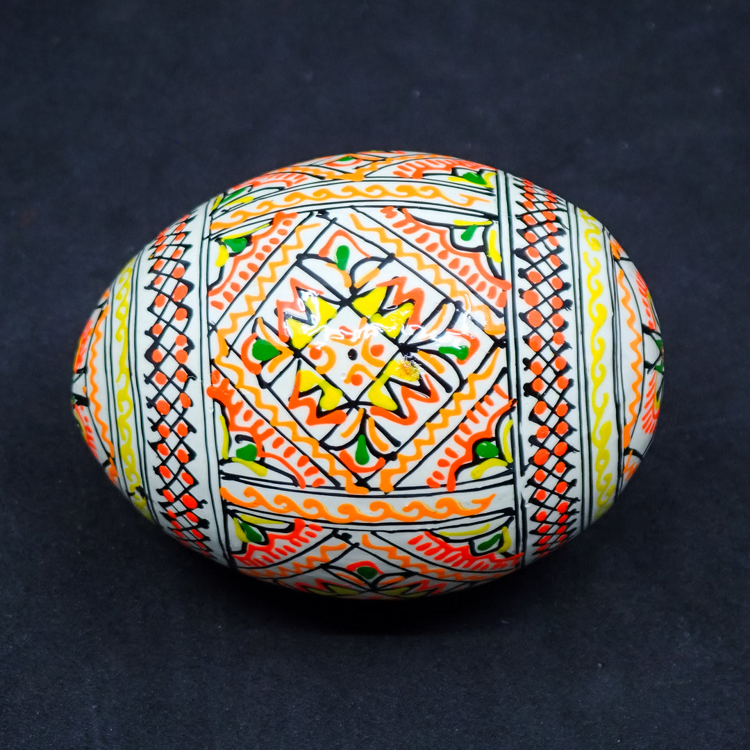 10-PACK WOODEN HANDMADE UKRAINIAN PYSANKY EASTER EGGS MADE IN UKRAINE