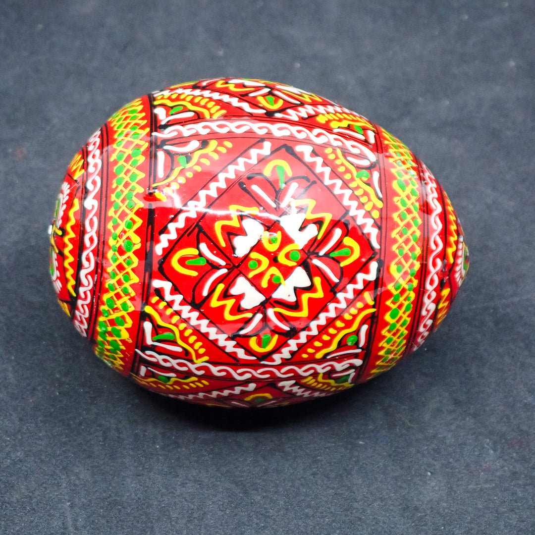 10-PACK WOODEN HANDMADE UKRAINIAN PYSANKY EASTER EGGS MADE IN UKRAINE