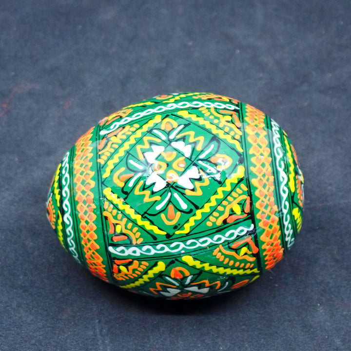 10-PACK WOODEN HANDMADE UKRAINIAN PYSANKY EASTER EGGS MADE IN UKRAINE