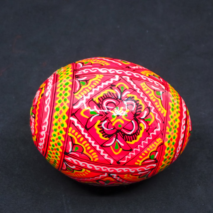 10-PACK WOODEN HANDMADE UKRAINIAN PYSANKY EASTER EGGS MADE IN UKRAINE