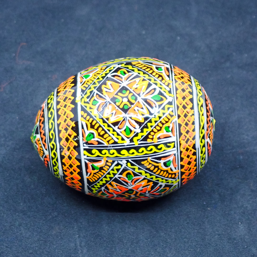 10-PACK WOODEN HANDMADE UKRAINIAN PYSANKY EASTER EGGS MADE IN UKRAINE