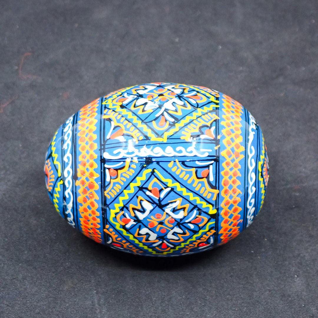 10-PACK WOODEN HANDMADE UKRAINIAN PYSANKY EASTER EGGS MADE IN UKRAINE