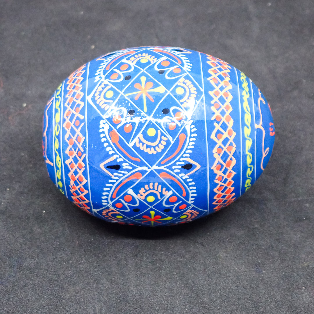 10-PACK WOODEN HANDMADE UKRAINIAN PYSANKY EASTER EGGS MADE IN UKRAINE