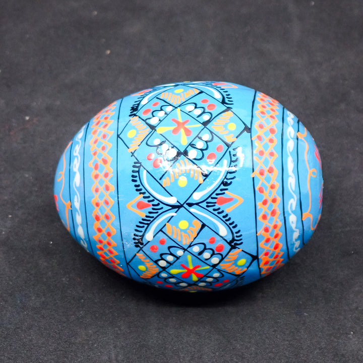 10-PACK WOODEN HANDMADE UKRAINIAN PYSANKY EASTER EGGS MADE IN UKRAINE