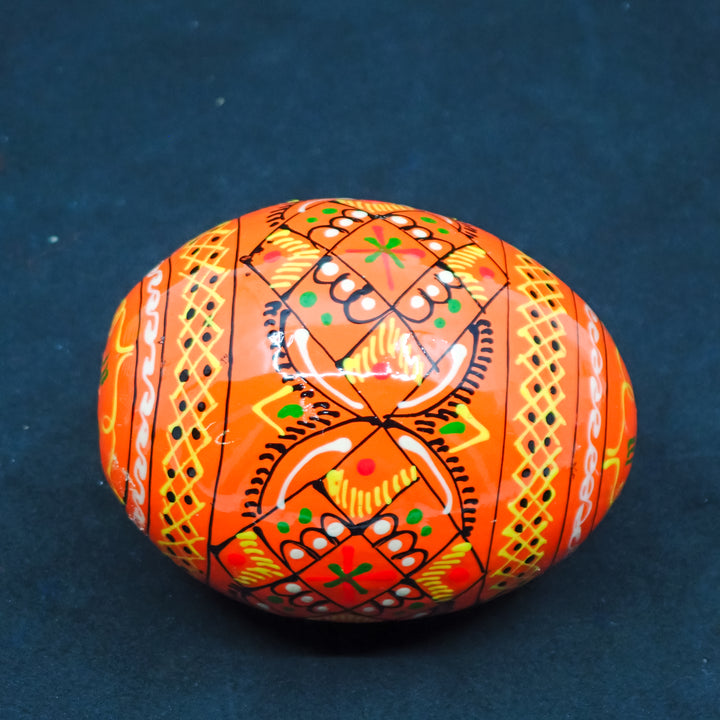 10-PACK WOODEN HANDMADE UKRAINIAN PYSANKY EASTER EGGS MADE IN UKRAINE