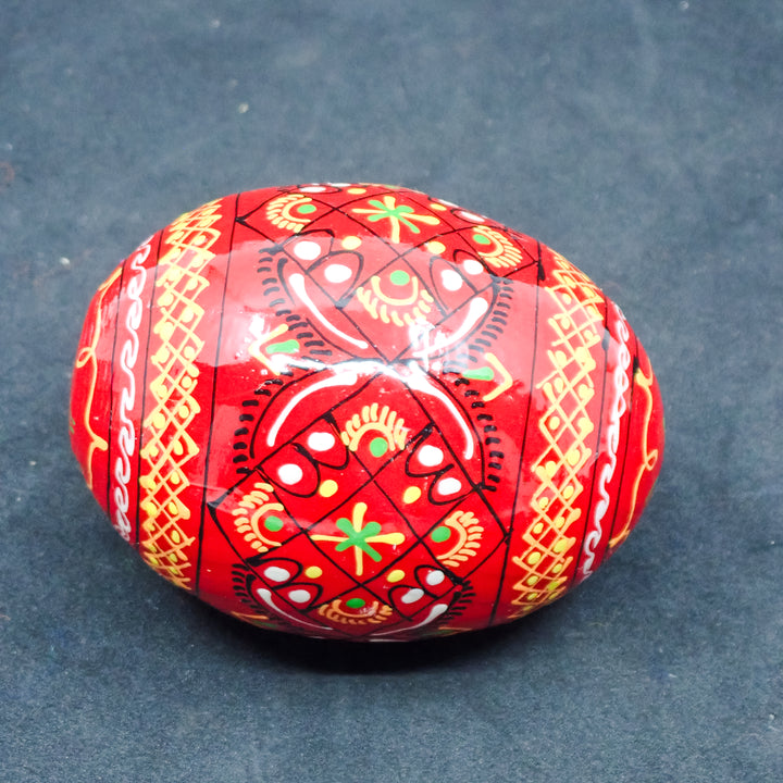 10-PACK WOODEN HANDMADE UKRAINIAN PYSANKY EASTER EGGS MADE IN UKRAINE