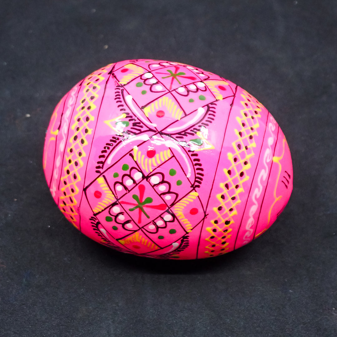 10-PACK WOODEN HANDMADE UKRAINIAN PYSANKY EASTER EGGS MADE IN UKRAINE