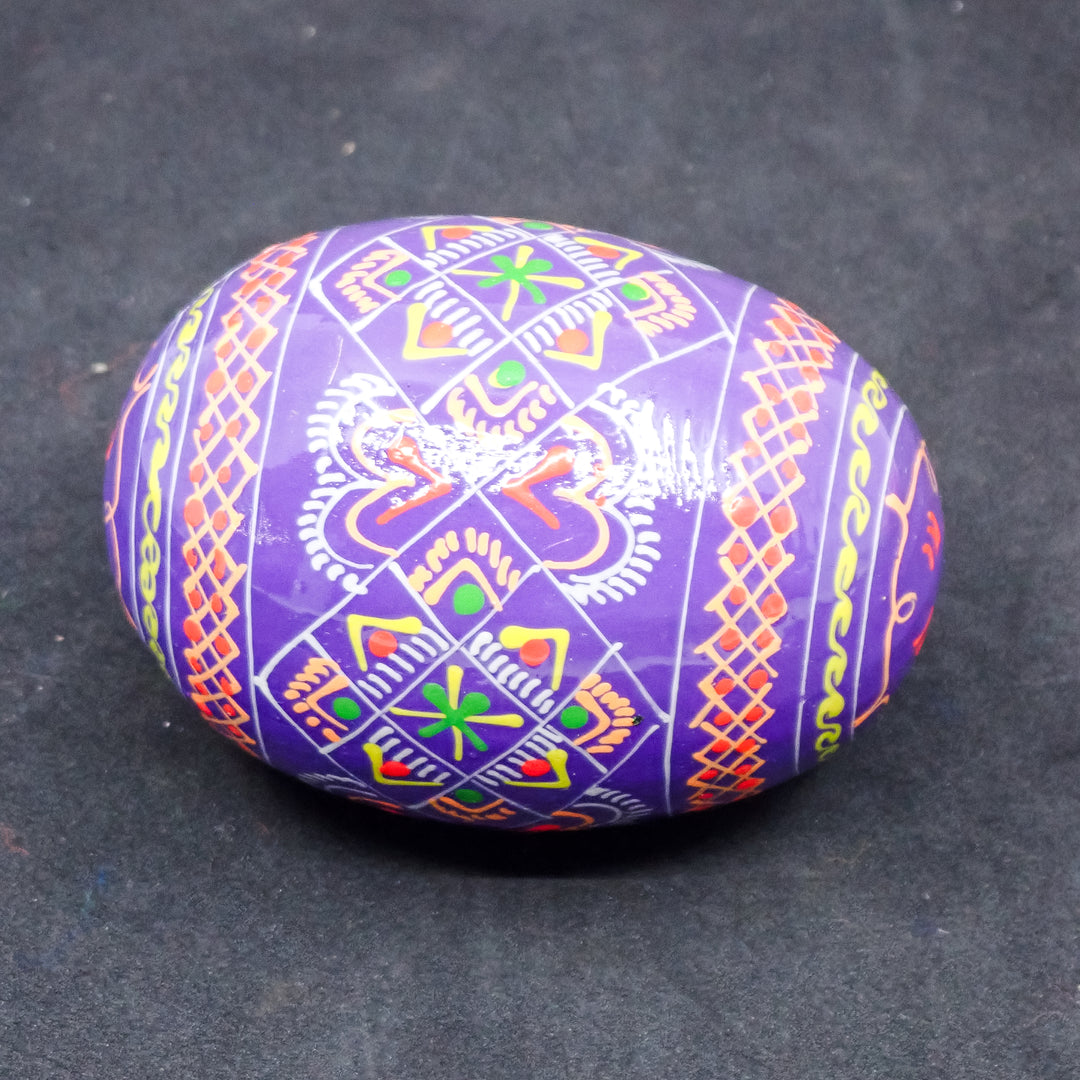 10-PACK WOODEN HANDMADE UKRAINIAN PYSANKY EASTER EGGS MADE IN UKRAINE