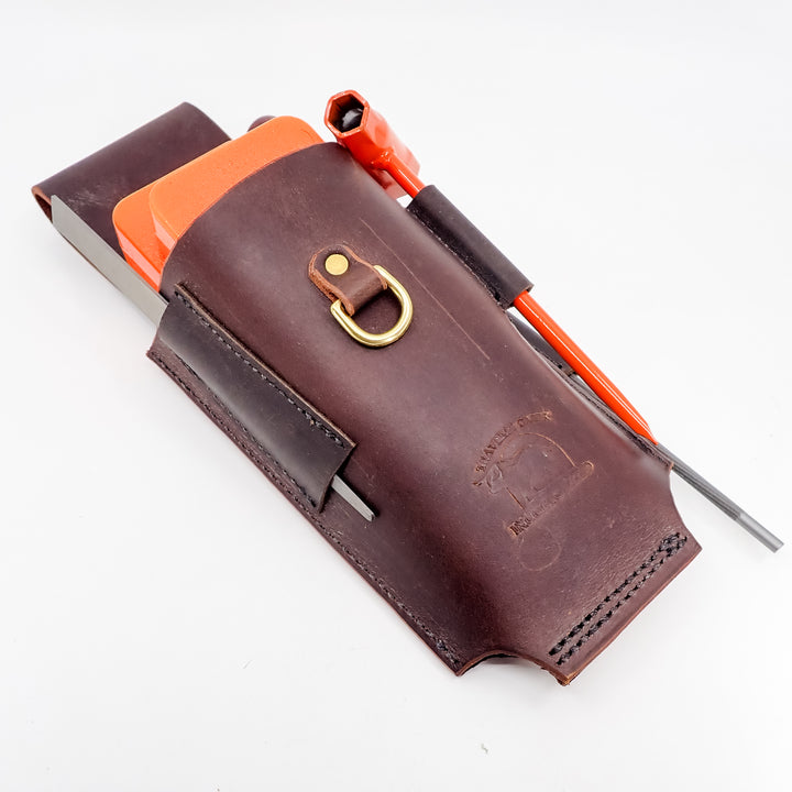THE DUKE'S LOGGING LARGE FELLING WEDGE FILE TOOL WEDGE POUCH