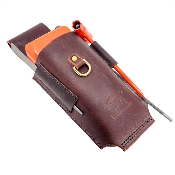 THE DUKE'S LOGGING LARGE FELLING WEDGE FILE TOOL WEDGE POUCH