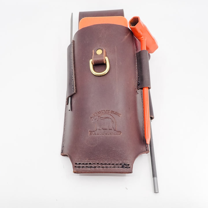 THE DUKE'S LOGGING LARGE FELLING WEDGE FILE TOOL WEDGE POUCH