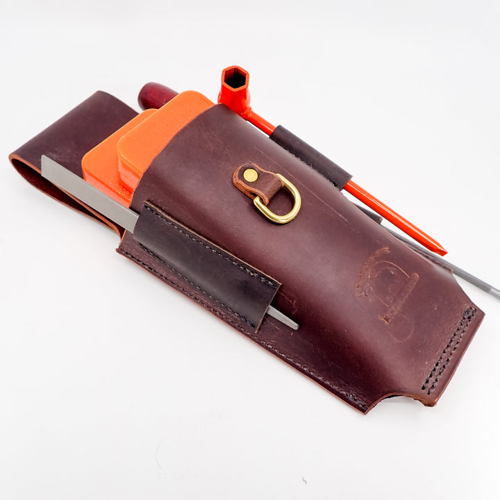 THE DUKE'S LOGGING LARGE FELLING WEDGE FILE TOOL WEDGE POUCH