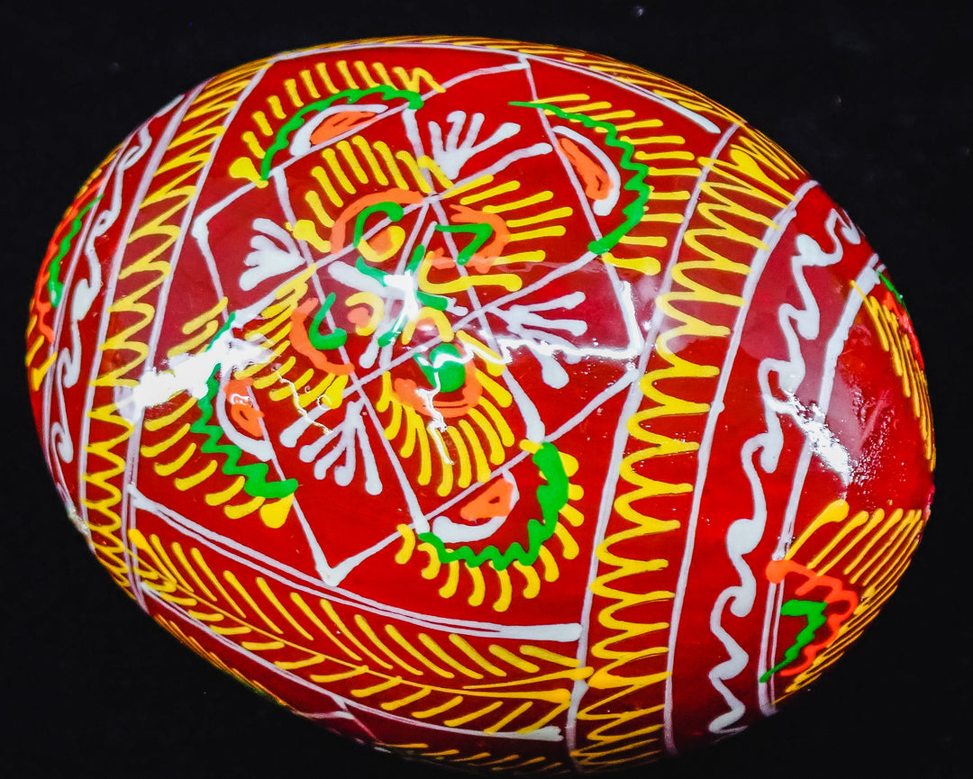 10-PACK WOODEN HANDMADE UKRAINIAN PYSANKY EASTER EGGS MADE IN UKRAINE