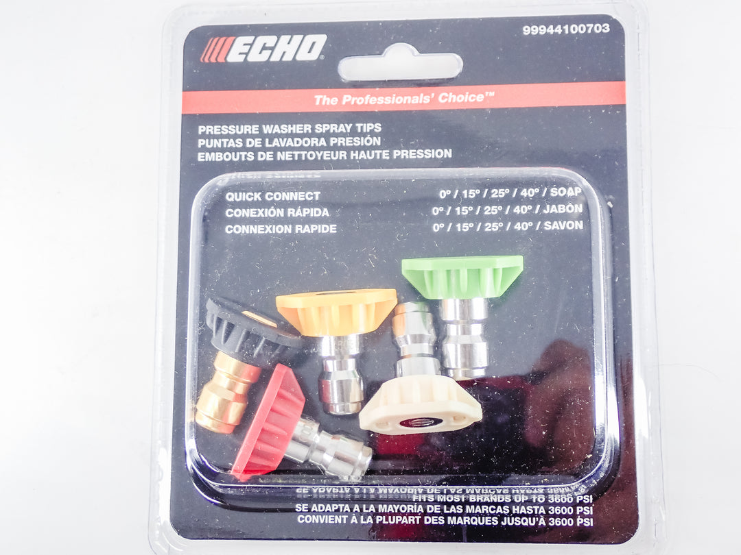 GENUINE ECHO PRESSURE WASHER NOZZLE TIPS 99944100703