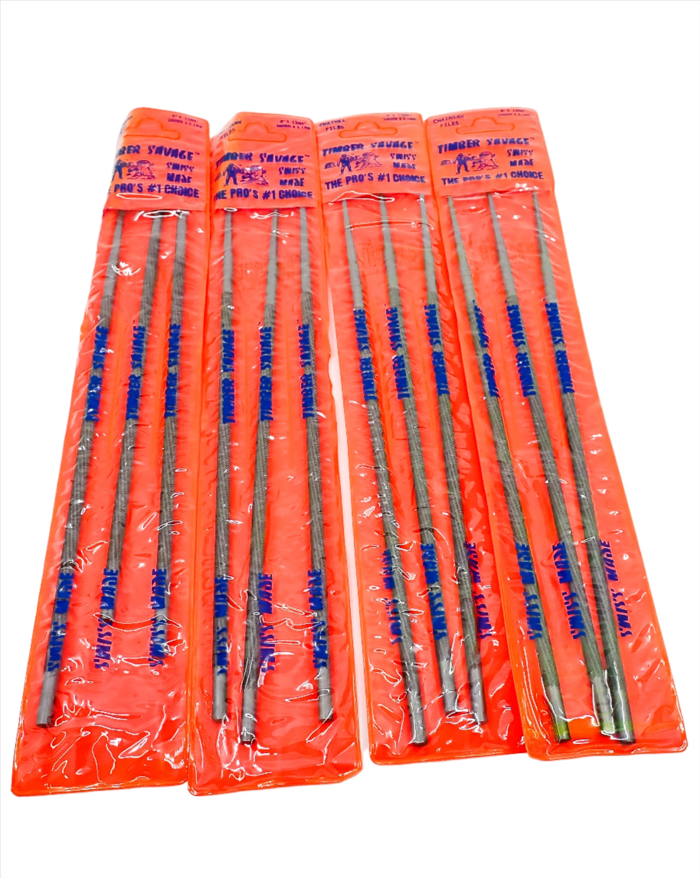 TIMBER SAVAGE SWISS CHAINSAW SHARPENING FILE 12 PACK 13/64 - Saw