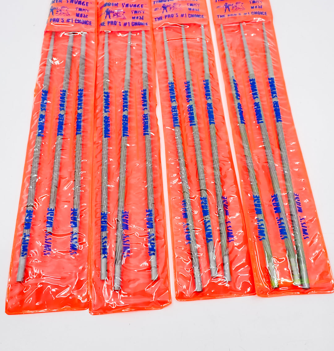 TIMBER SAVAGE SWISS CHAINSAW SHARPENING FILE 12 PACK 11/64