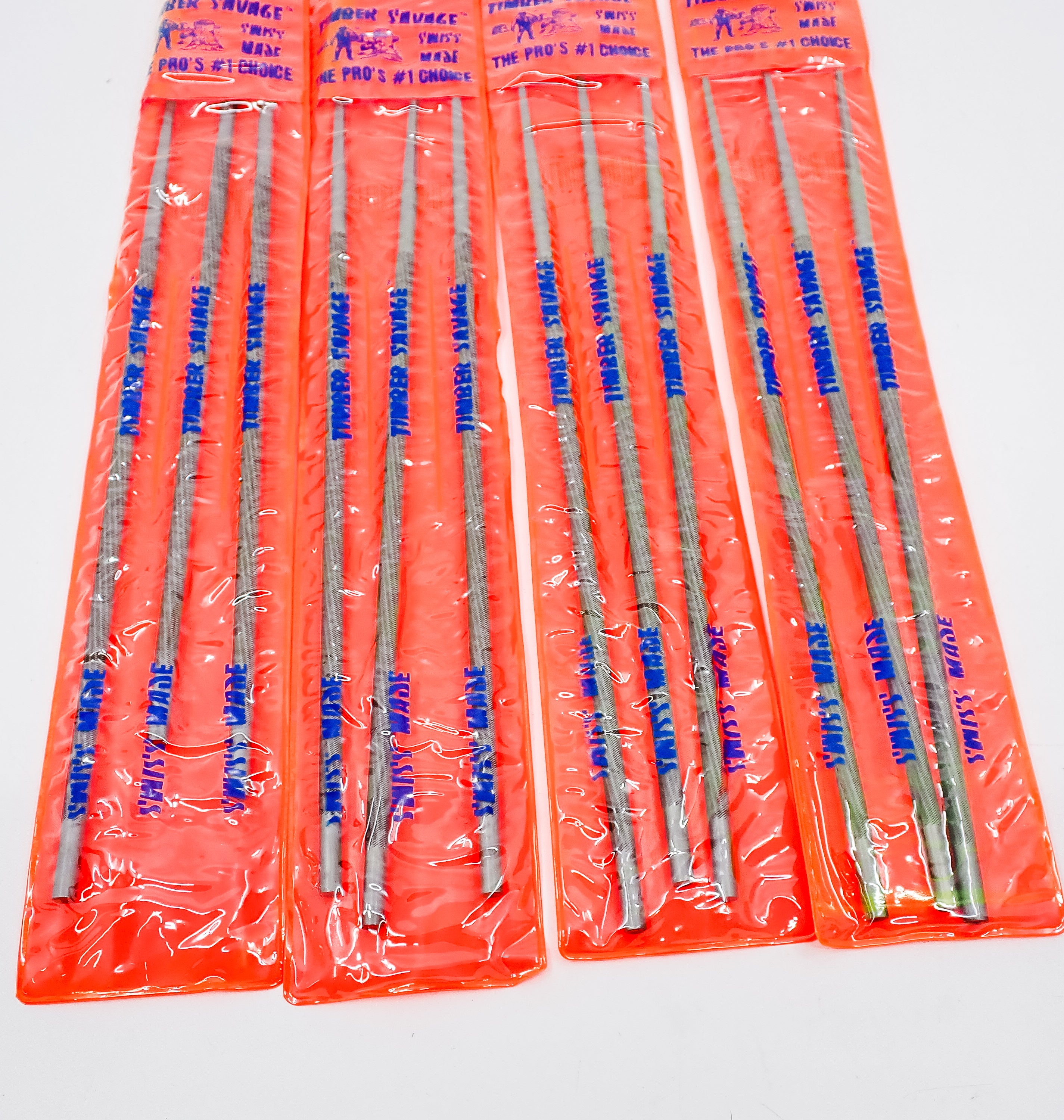 TIMBER SAVAGE SWISS CHAINSAW SHARPENING FILE 12 PACK 5/32 - Saw