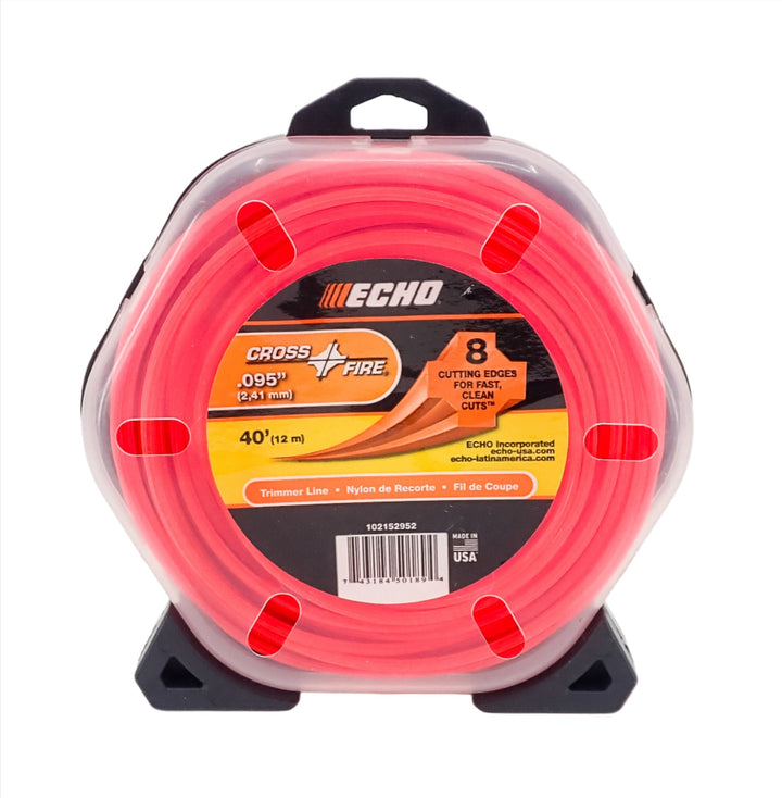 GENUINE ECHO CROSSFIRE TRIMMER LINE .095 40FT 102152952