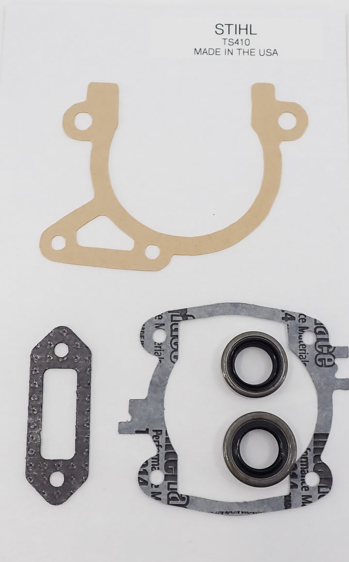 THE DUKE'S GASKET AND OIL SEAL SET FITS STIHL TS410 TS420 MADE IN USA!
