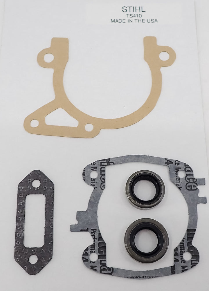 THE DUKE'S GASKET AND OIL SEAL SET FITS STIHL TS410 TS420 MADE IN USA!