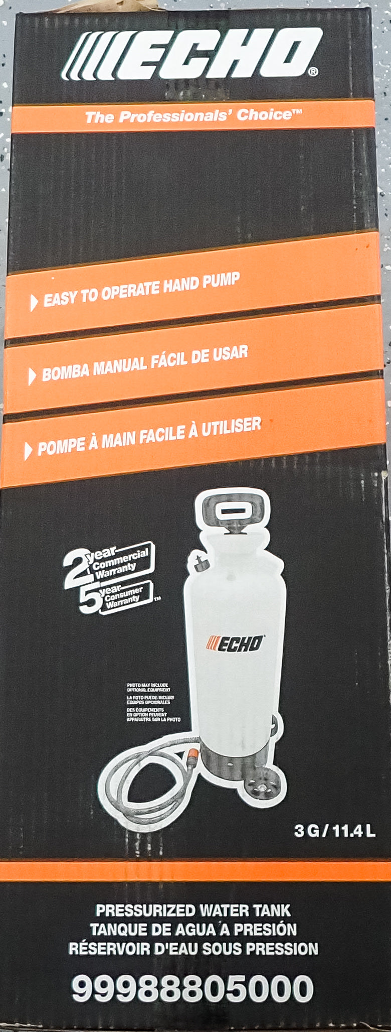 ECHO CONCRETE WATER TANK CSG-7410 ALSO WORK WITH STIHL TS420