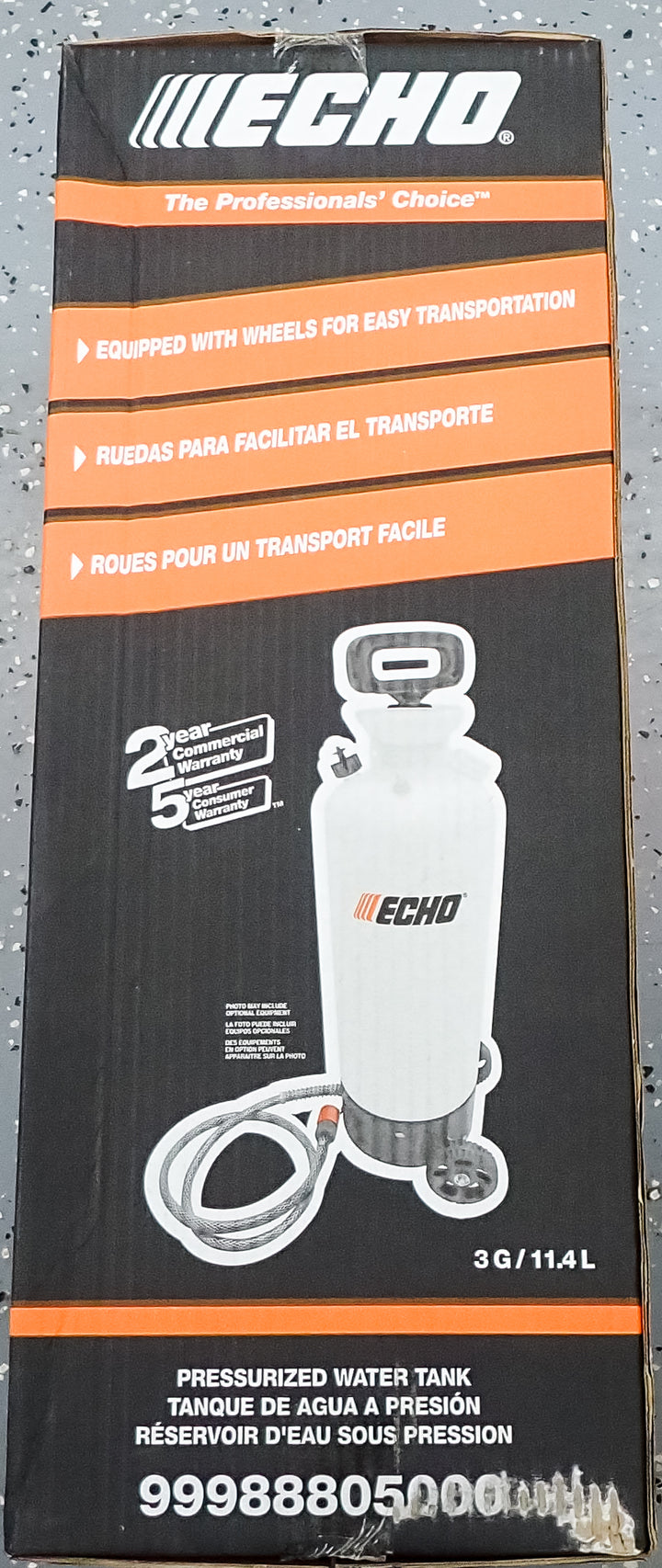 ECHO CONCRETE WATER TANK CSG-7410 ALSO WORK WITH STIHL TS420 HUSQVARNA K770