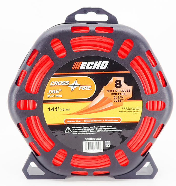 GENUINE ECHO CROSSFIRE TRIMMER LINE .095 1/2LB PACKAGE