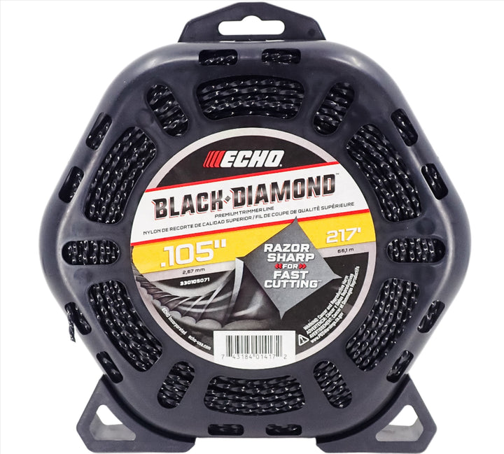 GENUINE ECHO BLACK DIAMOND TRIMMER LINE .105 1LB PKG 217 FEET