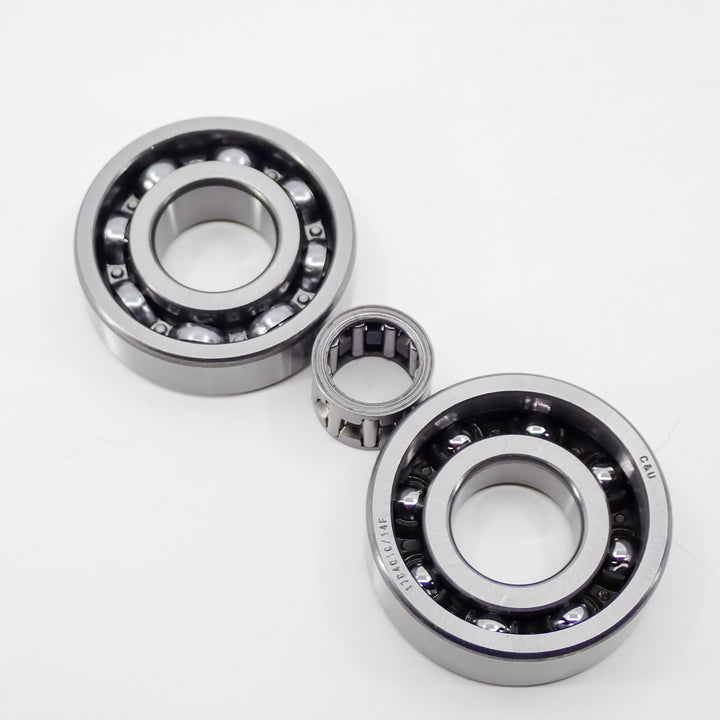 THE DUKE'S CRANKSHAFT AND WRIST PIN BEARING SET FITS STIHL 066 MS660 HOLZFFORMA G660