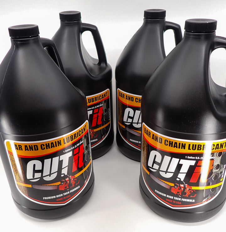 CUT-IT BRAND CHAINSAW BAR AND CHAIN OIL CASE OF 4/1GALLON BOTTLES