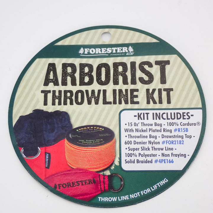 FORESTER ARBORIST THROW LINE COMBO 15OZ THROW BAG, 166' LINE, DURABLE BAG