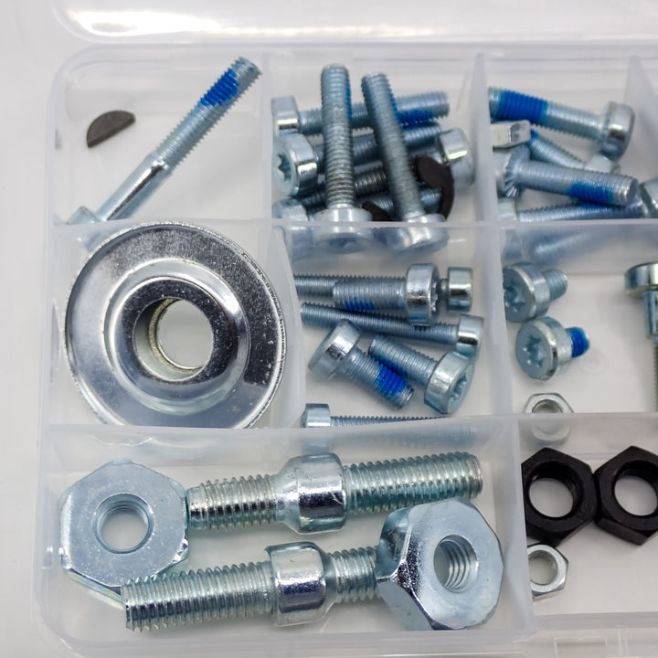 DUKE'S HARDWARE, TENSIONSER, BAR NUT, SCREW, BOLT KIT FITS STIHL 038 MS380