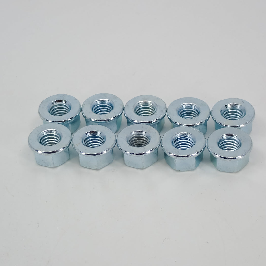 10 PACK OF CHAINSAW BAR NUTS M8, FITS HUSQVARNA ETC