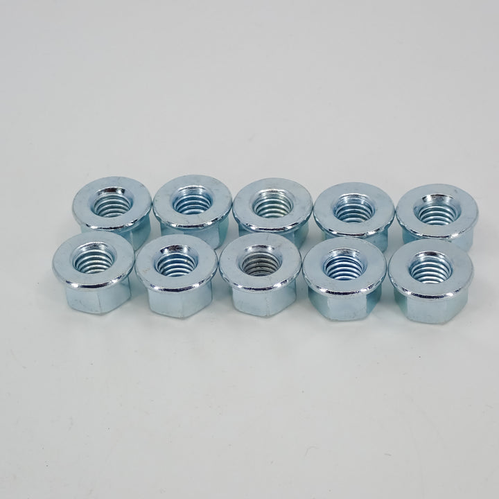 10 PACK OF CHAINSAW BAR NUTS M8, FITS HUSQVARNA ETC