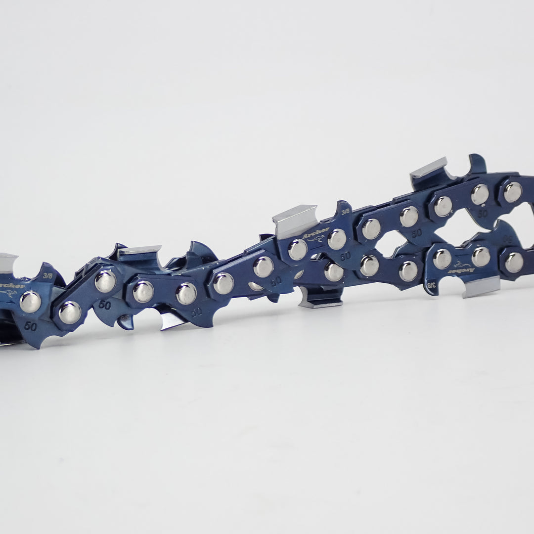 ARCHER FULL CHISEL FULL COMP PROFESSIONAL CHAINSAW CHAIN 3/8 .050 72DL