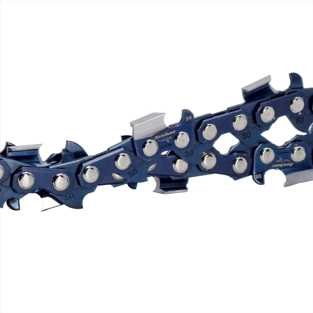 ARCHER FULL CHISEL FULL COMP PROFESSIONAL CHAINSAW CHAIN 3/8 .050 72DL