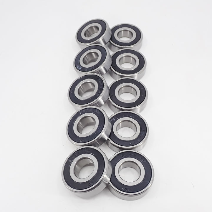THE DUKE'S DEEP GROOVE RUBBER SEAL BALL BEARING 10-PACK 6203-2RS 17X40X12