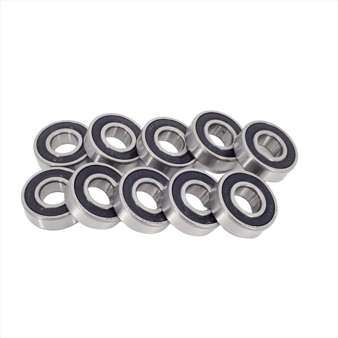 THE DUKE'S DEEP GROOVE RUBBER SEAL BALL BEARING 10-PACK 6202-2RS 15X35X11