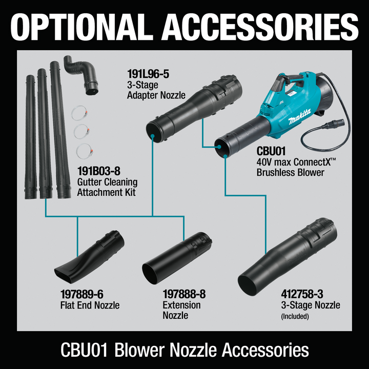 40V max ConnectX™ Brushless Blower, Tool Only CBU01Z